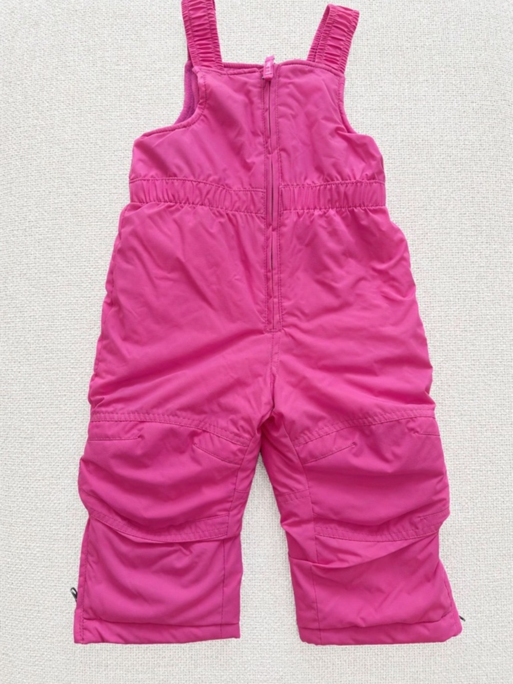L.L. Bean Bright Pink Insulated Kids Snow Bib Overalls